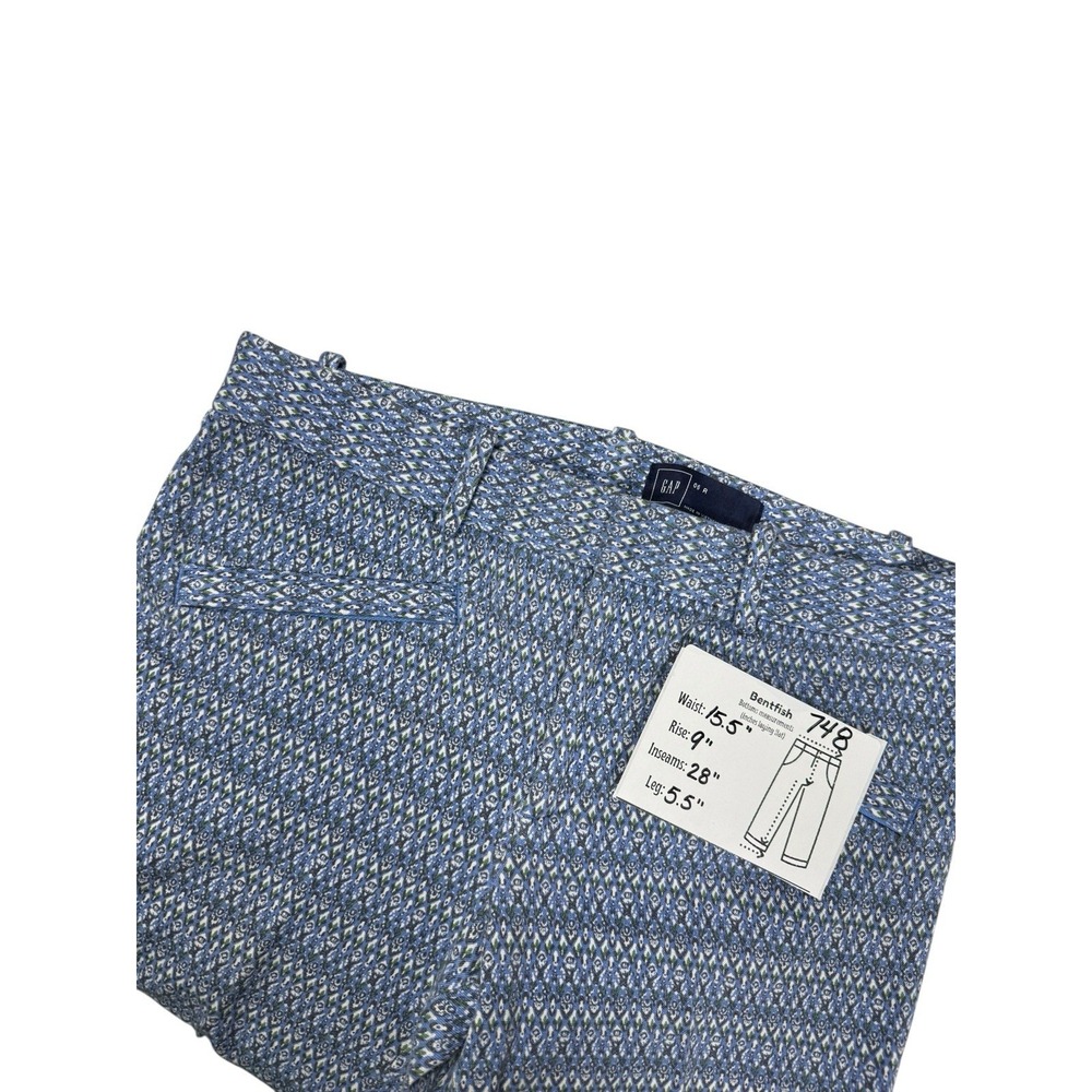 Gap Women Blue Casual Pants Skinny 06 Regular Multicolor Work Boho Slacks - Picture 5 of 5